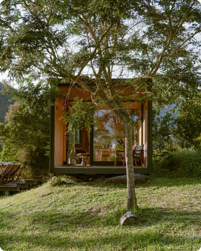 Cabaña en el bosque